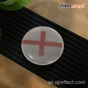 Reflekterande High Visibility Security England Flag Badge